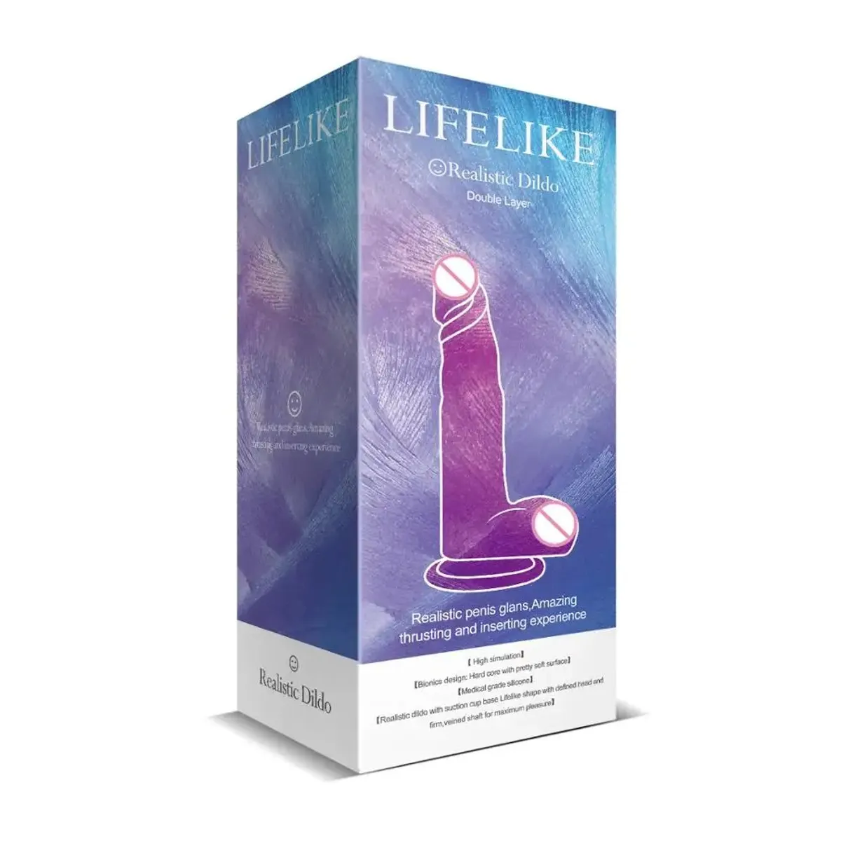 DR PINKY - Dildo Pene Consolador Grueso Realista 20.5 x 3.7cm Brilla en Oscuridad