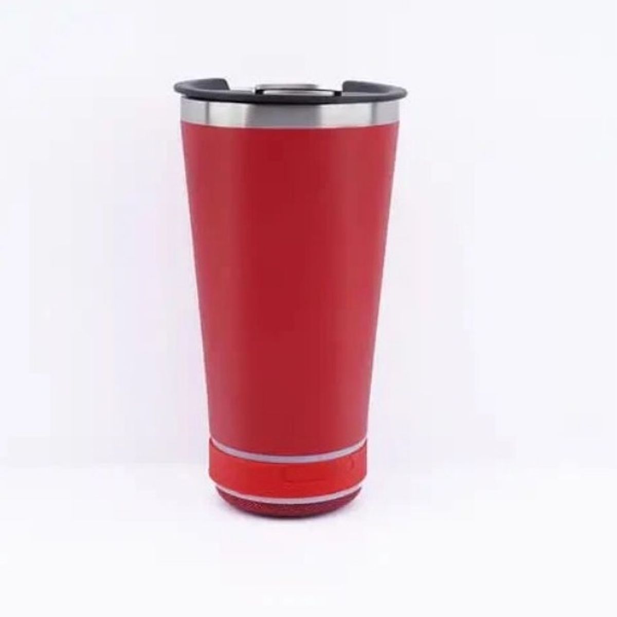 GENERICO - VASO TOMATODO TÉRMICO CON PARLANTE BLUETOOH ROJO