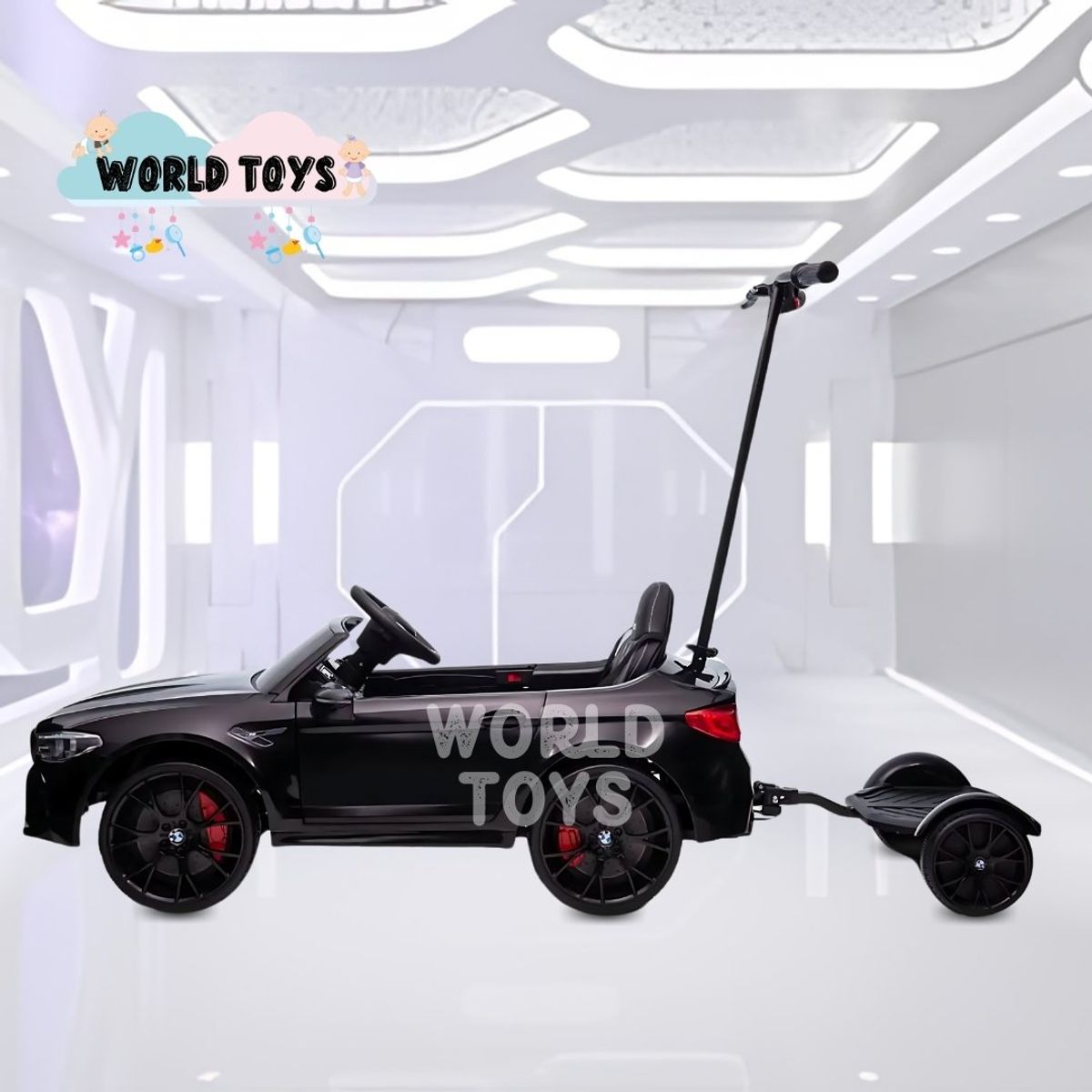 BMW - Carro a Batería para Niño y Adulto BMW SX2118 Licensed Black