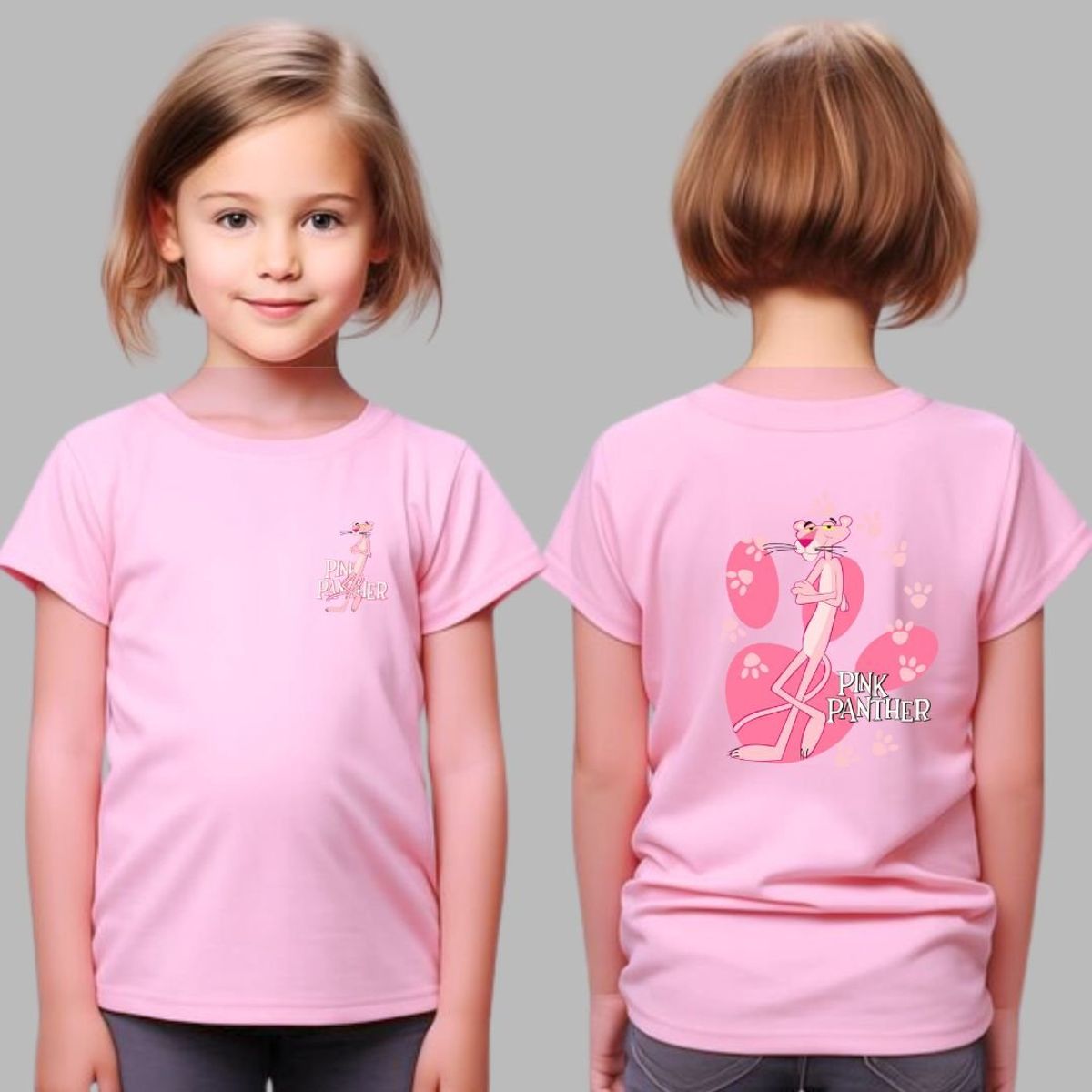 GENERICO - Polos Pantera Rosa Pink Panther Algodon Rosado - Tallas 4 hasta XL