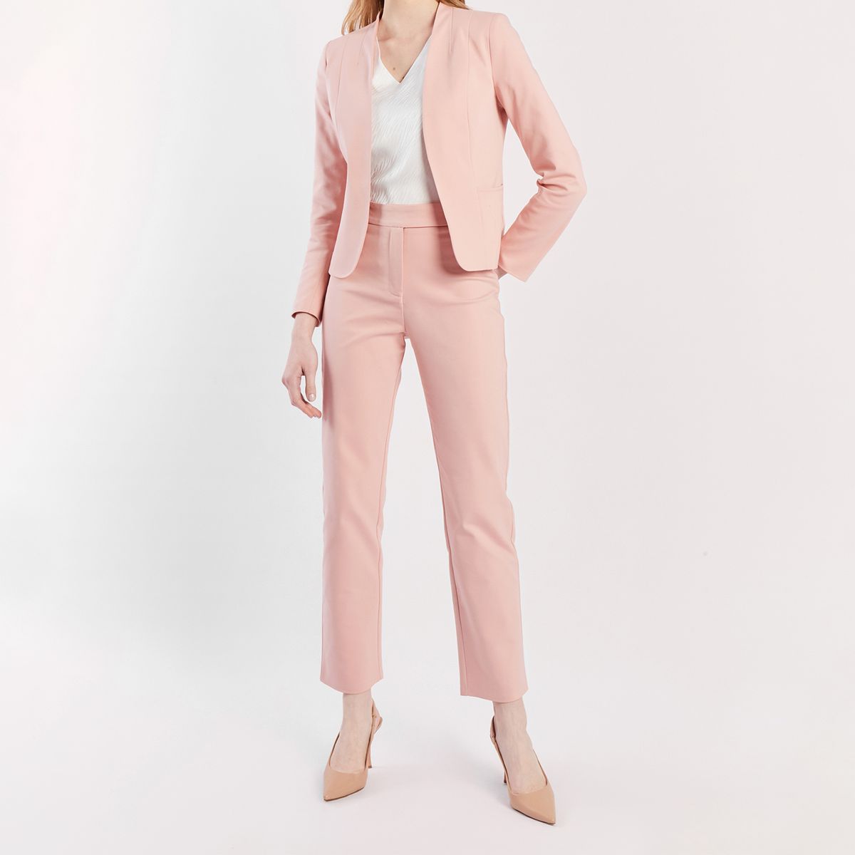CAMILA VIALI - Camila Viali Blazer danella rosa manga larga