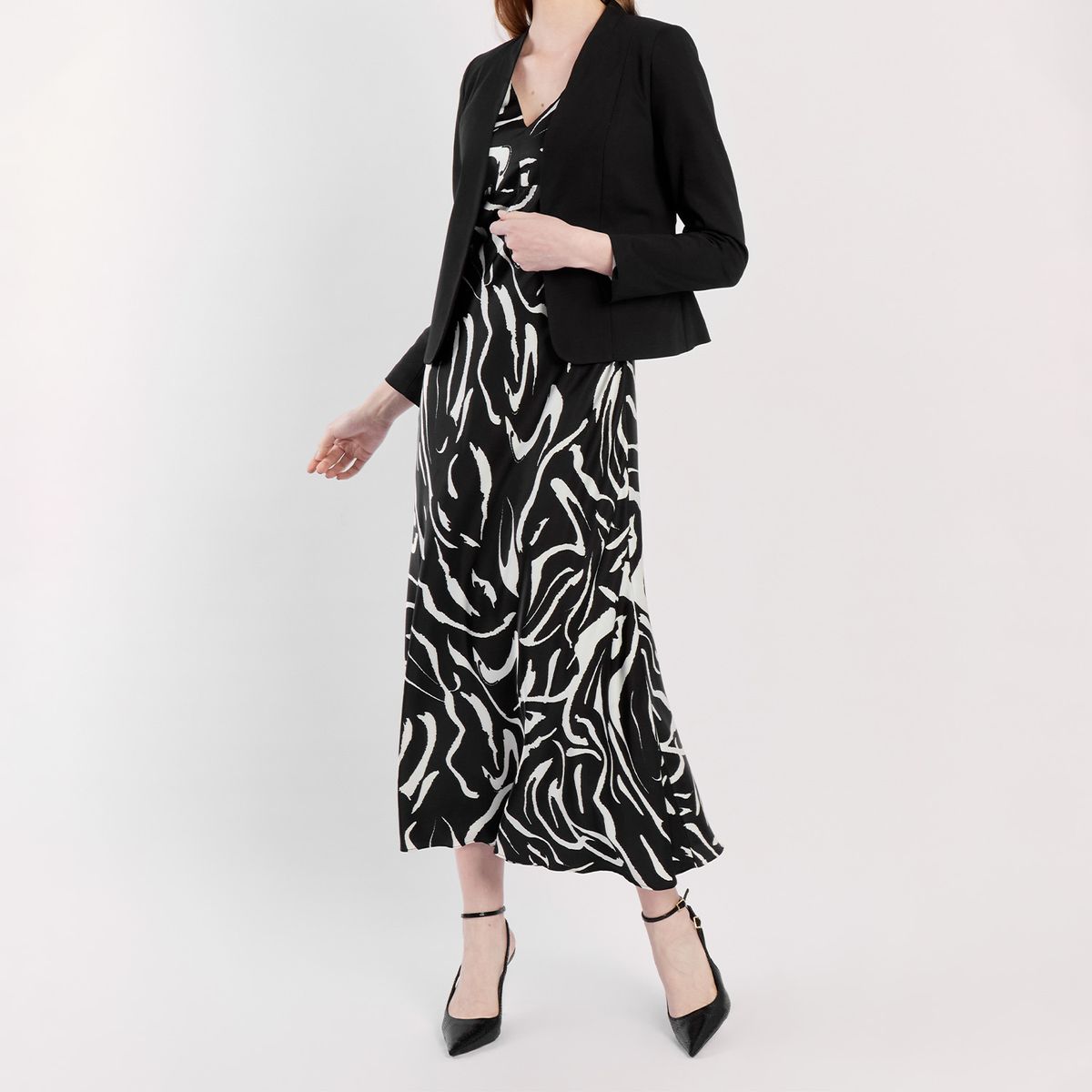 CAMILA VIALI - Camila Viali Blazer danella negro manga larga