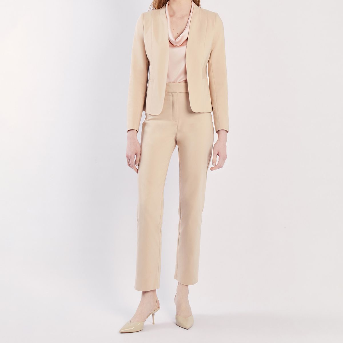 CAMILA VIALI - Camila Viali Blazer danella beige manga larga