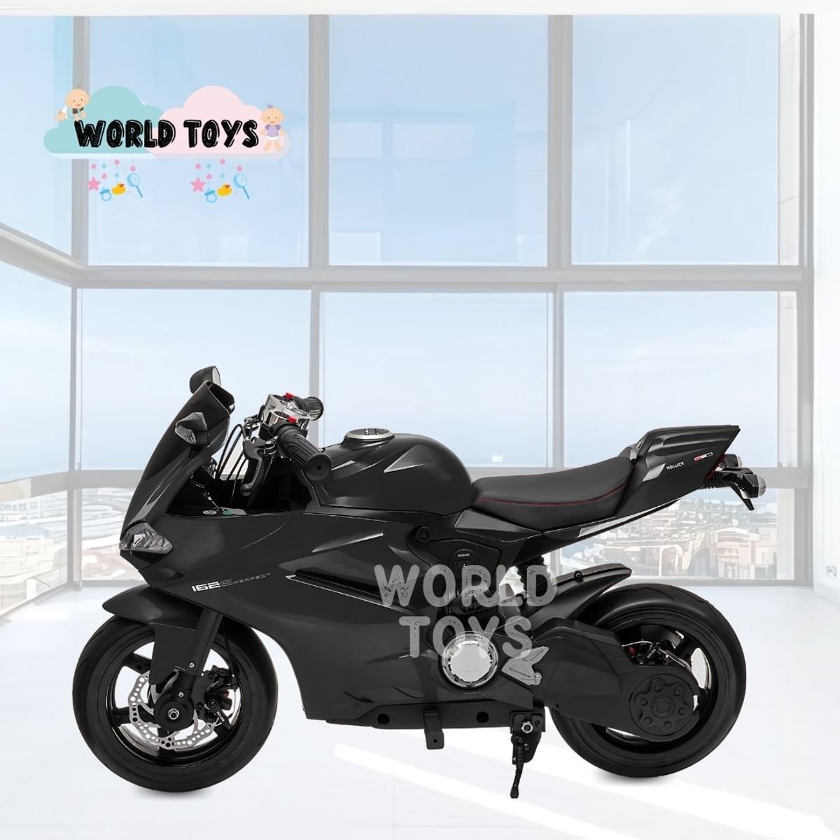 DUCATI - Moto a Batería para Niños «DUCATI DIAVEL» Licenced Black