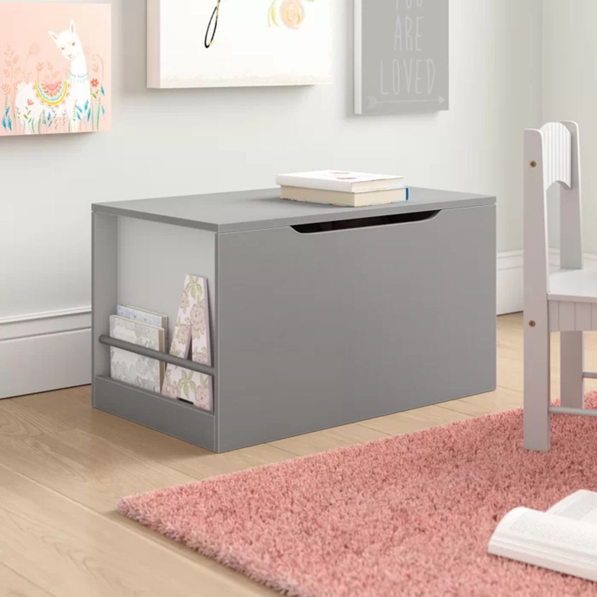 TU MESITA - Baúl Organizador Alexis color Gris TU MESITA