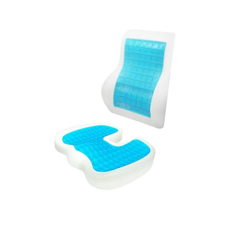 GENERICO - ASIENTO EN GEL VISCOELÁSTICO + RESPALDAR