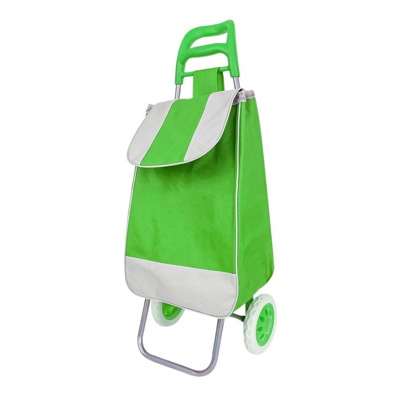 GENERICO - COCHE GRANDE CARRITO COMPRAS MERCADO HOGAR CON BOLSILLO Y CIERRE