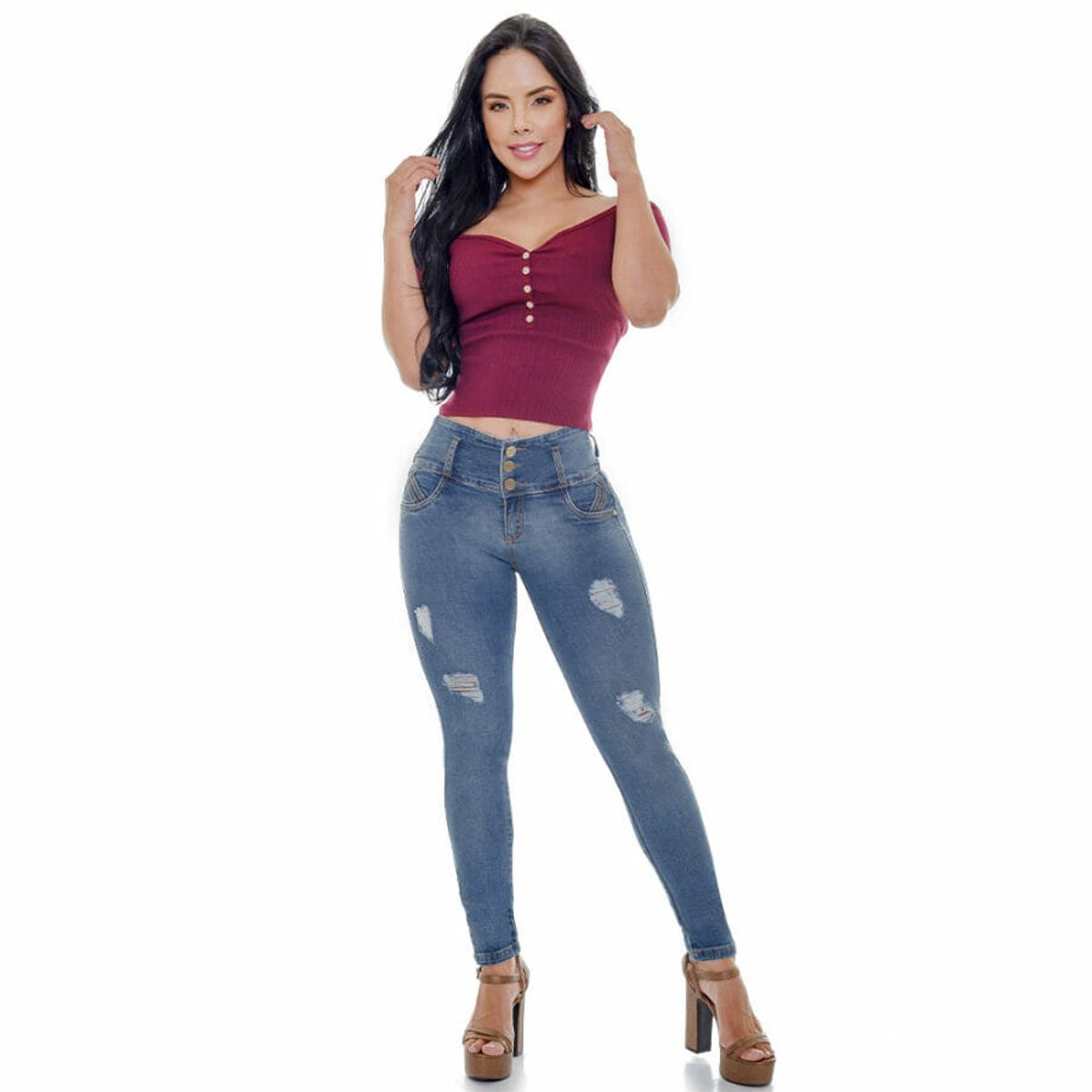 CHEVIOTTO - Jeans Colombiano Levanta Cola 12725 Cheviotto