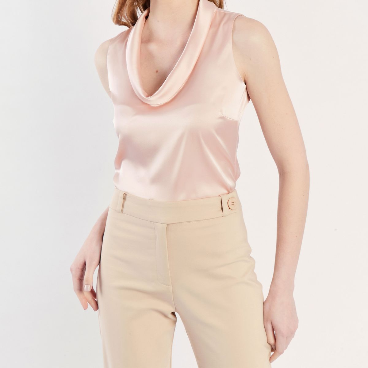 CAMILA VIALI - Camila Viali Blusa florena rosado sin manga