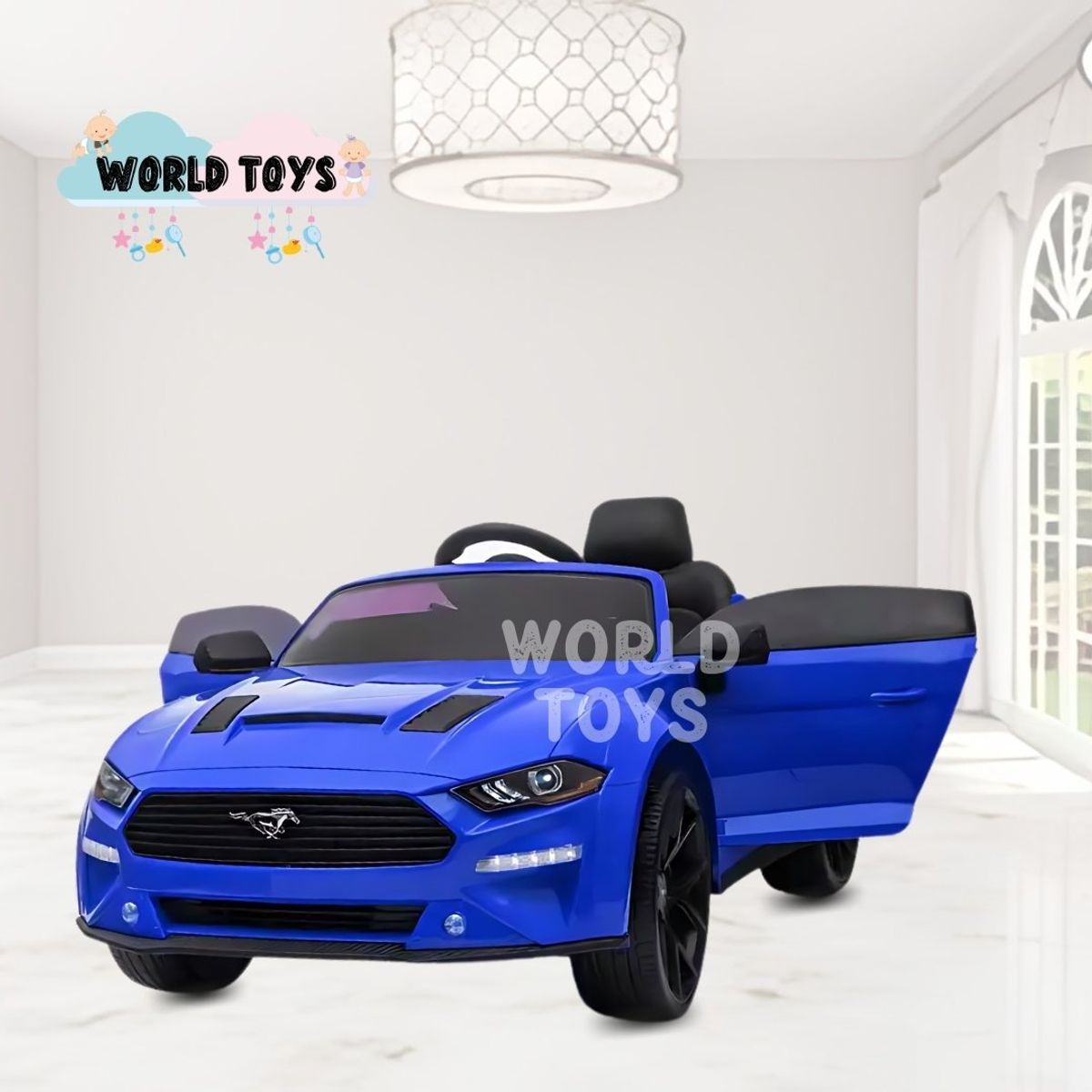 FORD - Carro a Batería Deportivo Ford «MUSTANG» Licenciado Blue