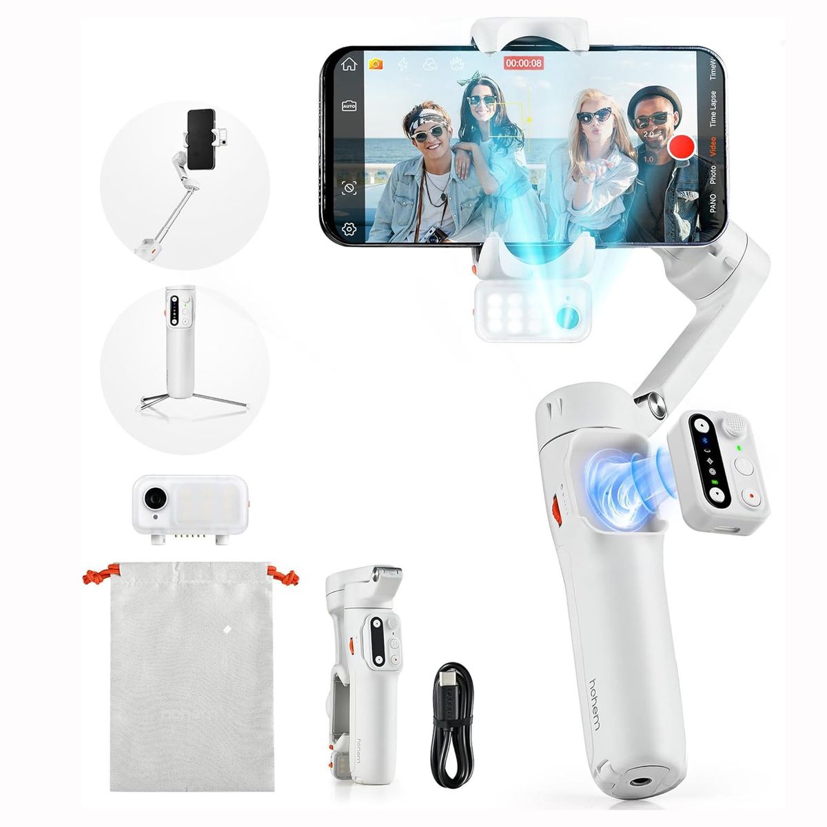 HOHEM - Estabilizador Gimbal Hohem iSteady V3 iA para Smartphone