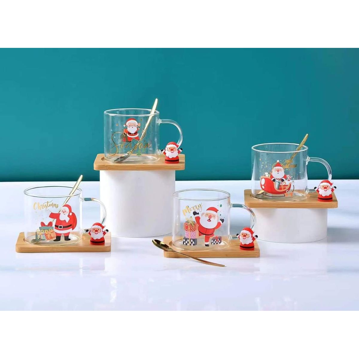 GENERICO - Taza Navideña de vidrio