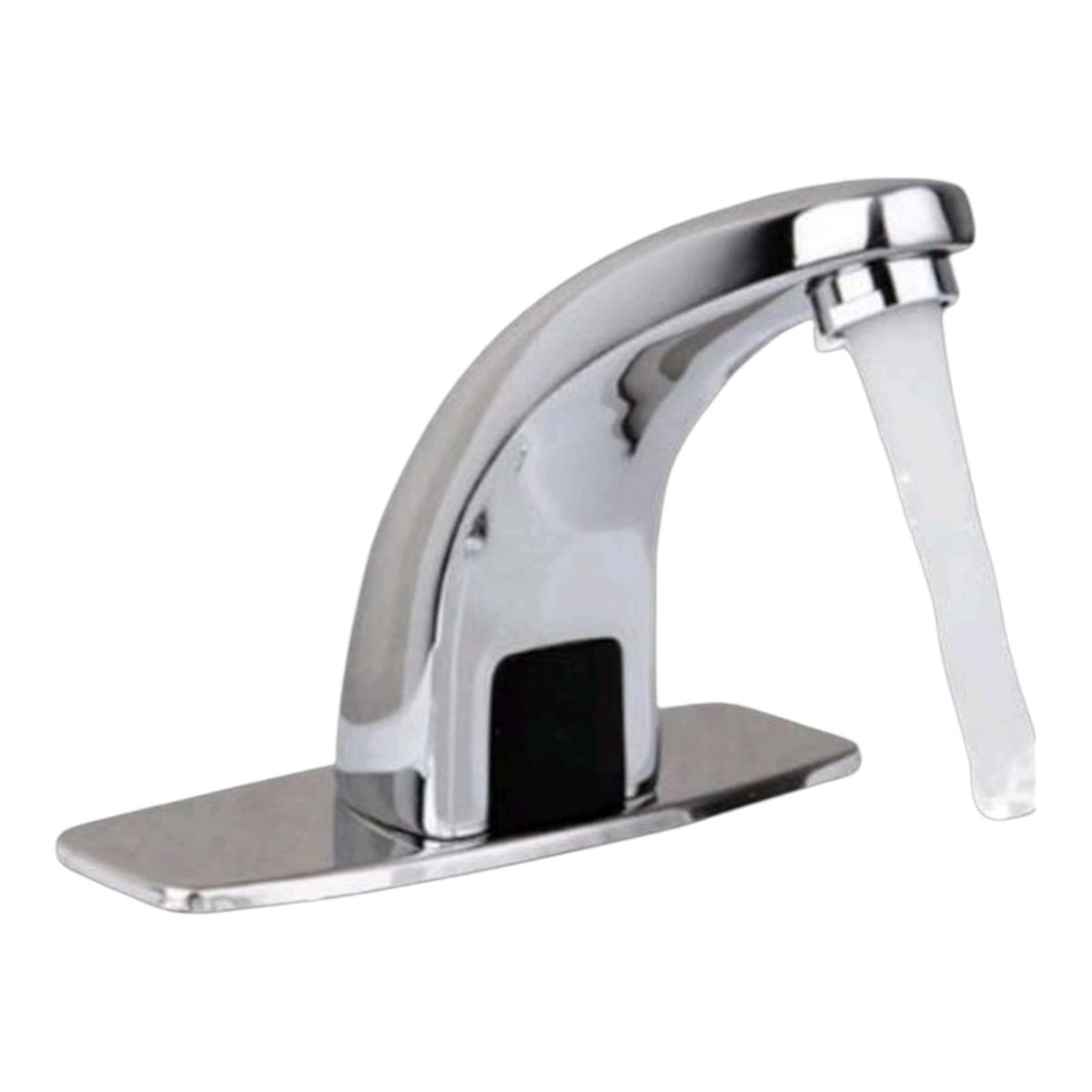 GENERICO - Grifo Caño Sensor Infrarrojo Automático para Baño Acero Cromado