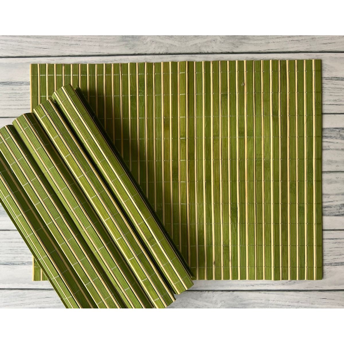 GENERICO - Individual de Mesa de Bambú Set 6 Unidades