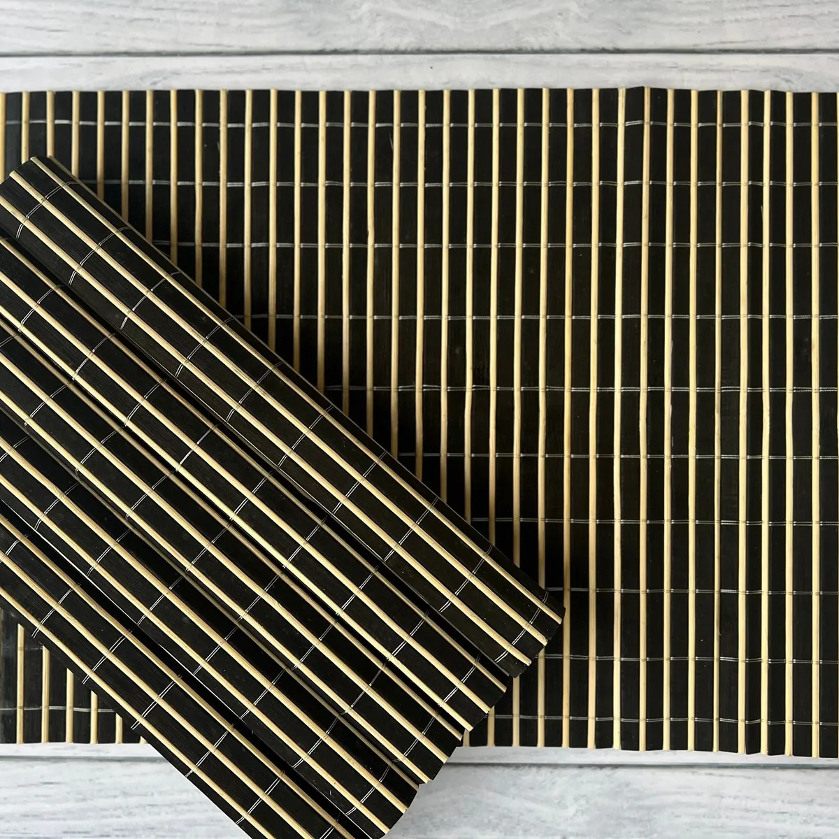 GENERICO - Individual de Mesa de Bambú Set 6 Unidades