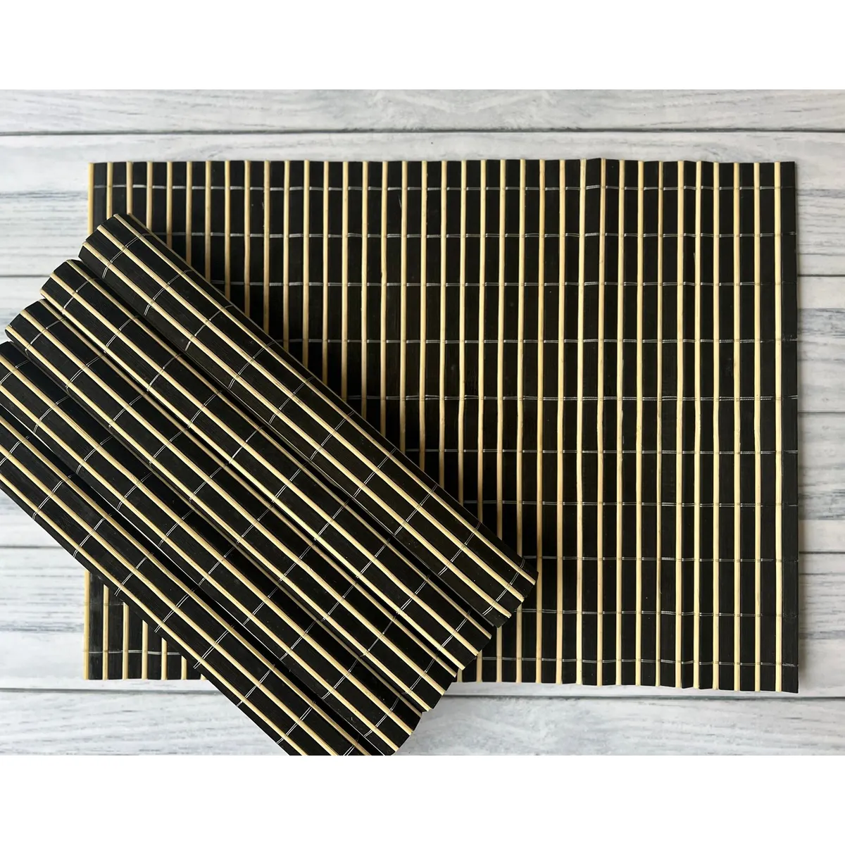 GENERICO - Individual de Mesa de Bambú Set 6 Unidades