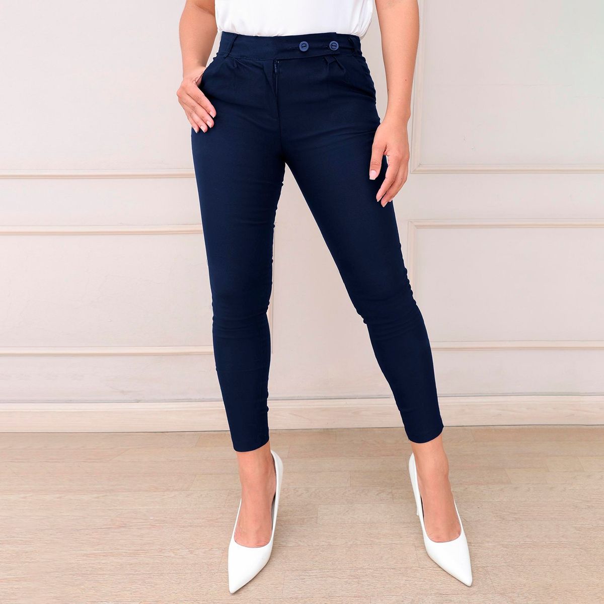 GENERICO - Pantalones skinny casual de mujer