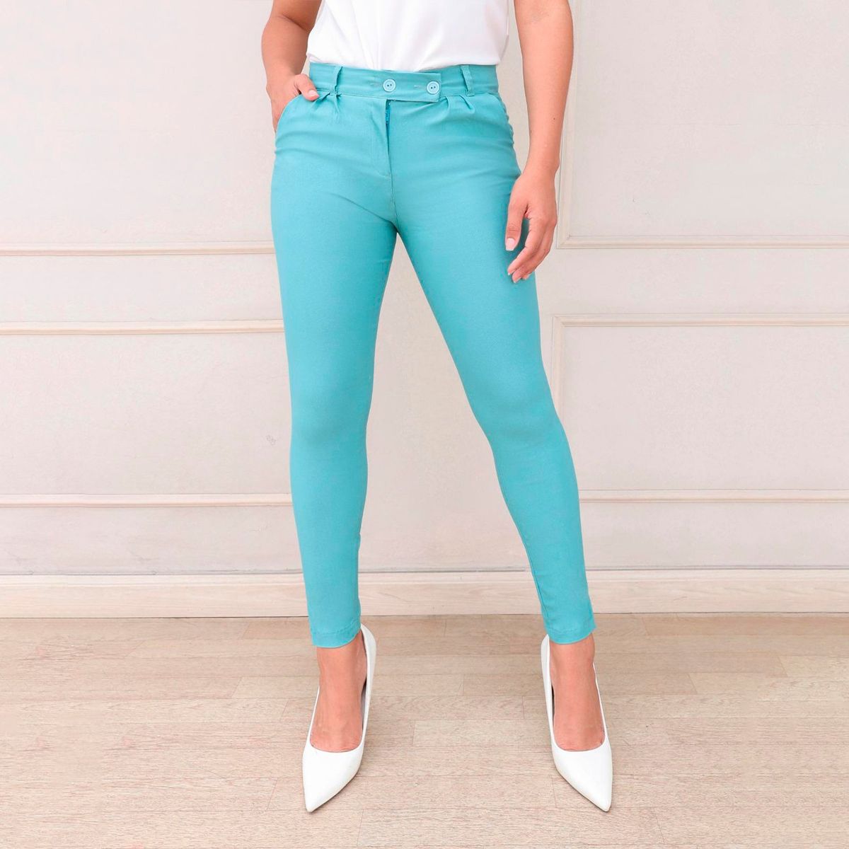 GENERICO - Pantalones skinny casual de mujer