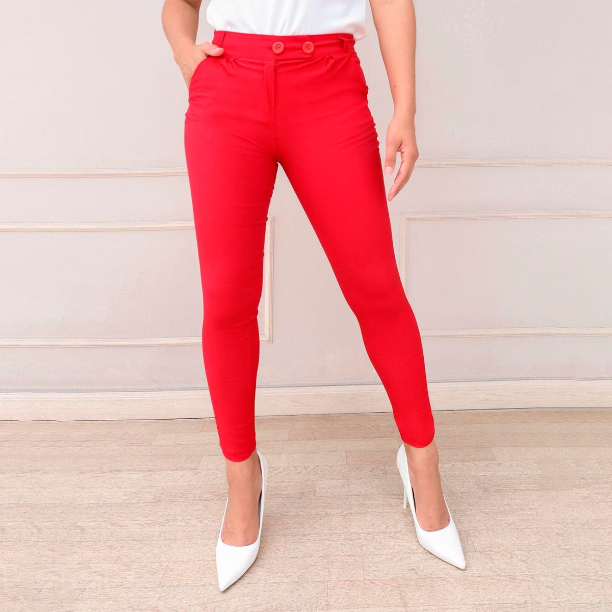 GENERICO - Pantalones skinny casual de mujer