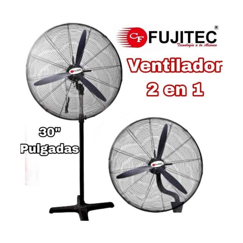 FUJITEC - VENTILADOR INDUSTRIAL   2 EN 1 FUJITEC  DE 30"  CF- 3002