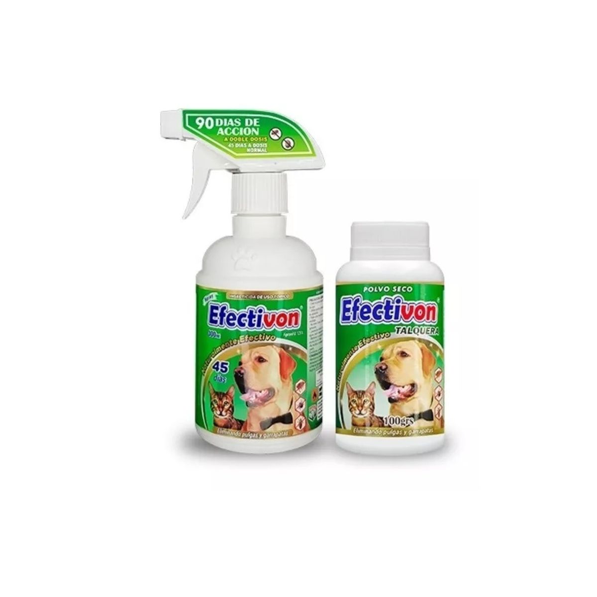 Pack Antipulgas Talco 100gr Con Spray 300ml Perros Y Gatos, marca GENERICO - Foto Principal