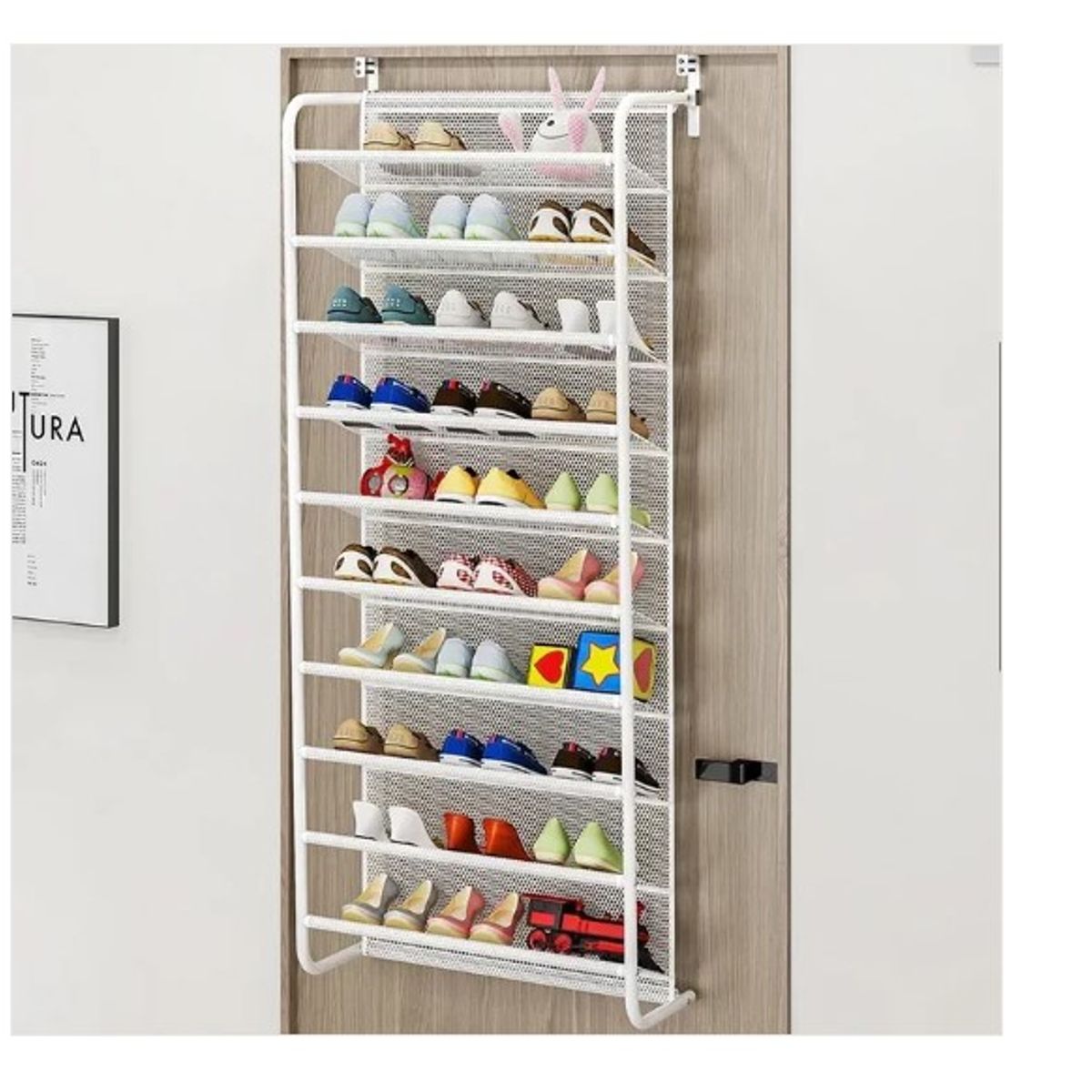 GENERICO - Zapatero colgante de 10 niveles