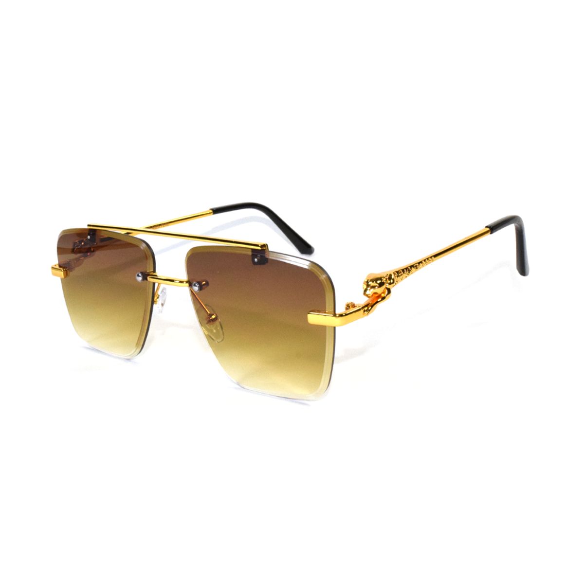 GENERICO - Lentes de Sol Estilo Unisex Moda Uv400 - Dorado Marr