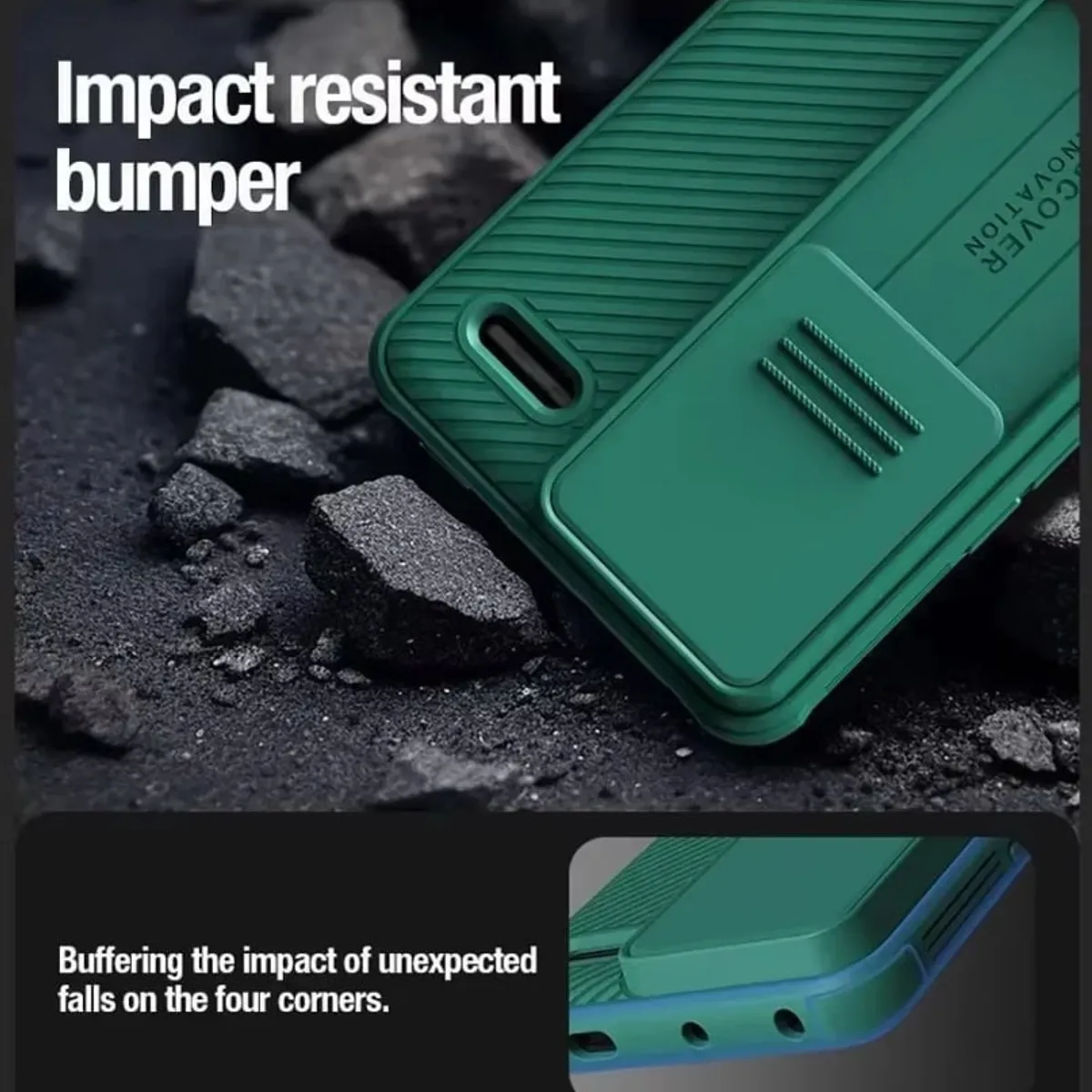 NILLKIN - Case Funda celular Samsung S24 FE NILLKIN Camshield anticaídas