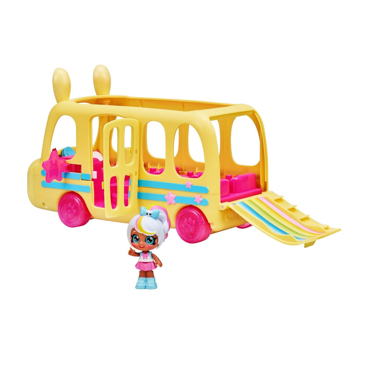 KINDI KIDS - MUÑECA KINDI KIDS S1 - MINI AUTOBUS ESCOLAR