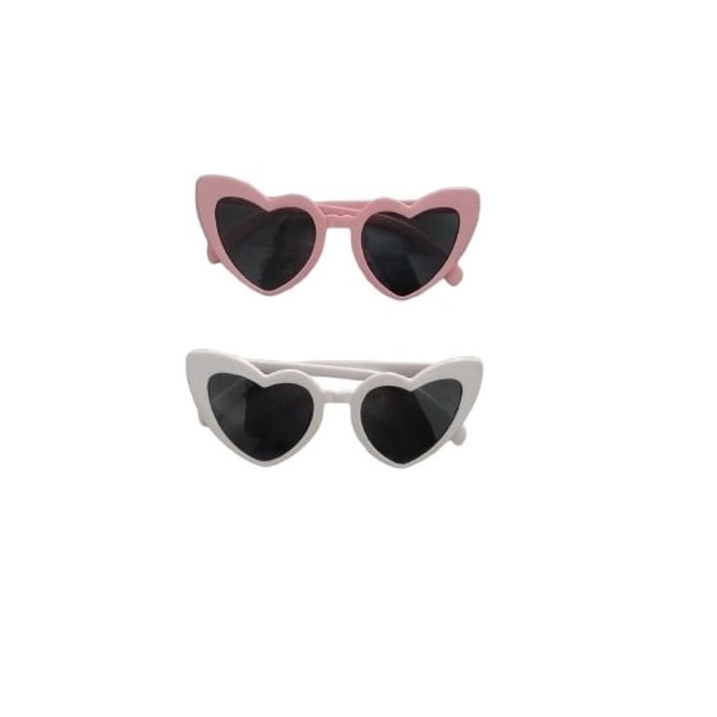 GENERICO - Set x 5 lentes corazones despedida de soltera team bride