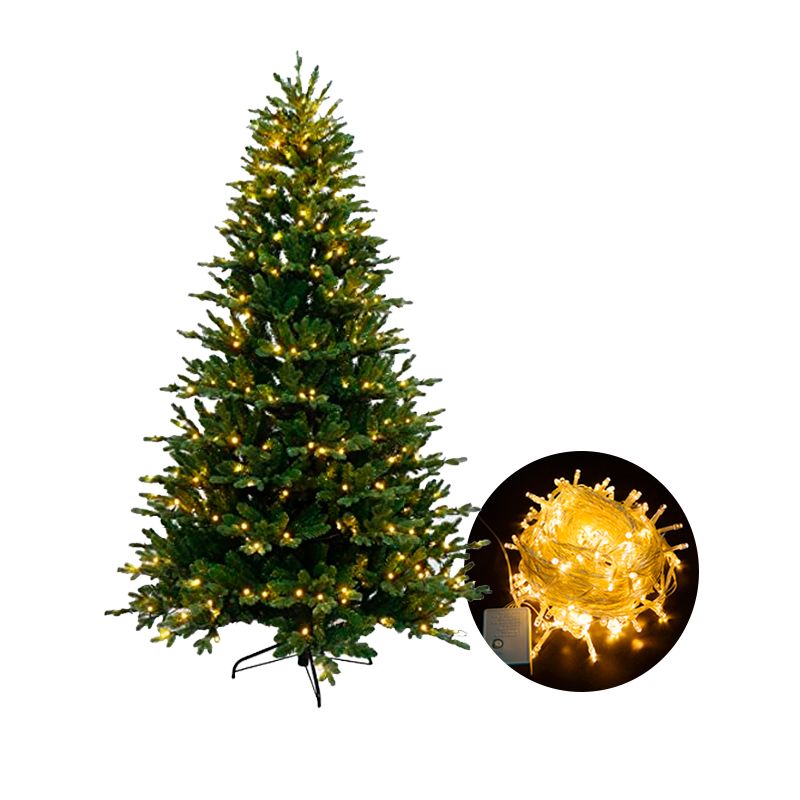 GENERICO - Luces árbol Navidad por 25 mts con 400 leds Amarillos