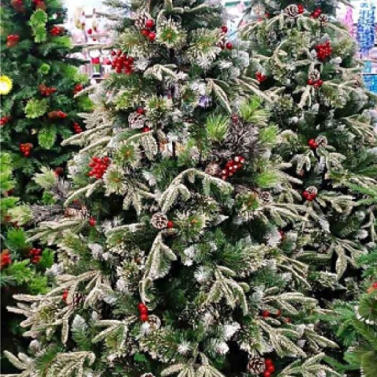 GENERICO - Árbol de Navidad Frondoso Pino Nieve 210M