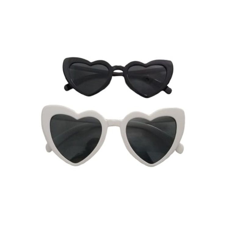 GENERICO - Set x 5 lentes corazones despedida de soltera team bride