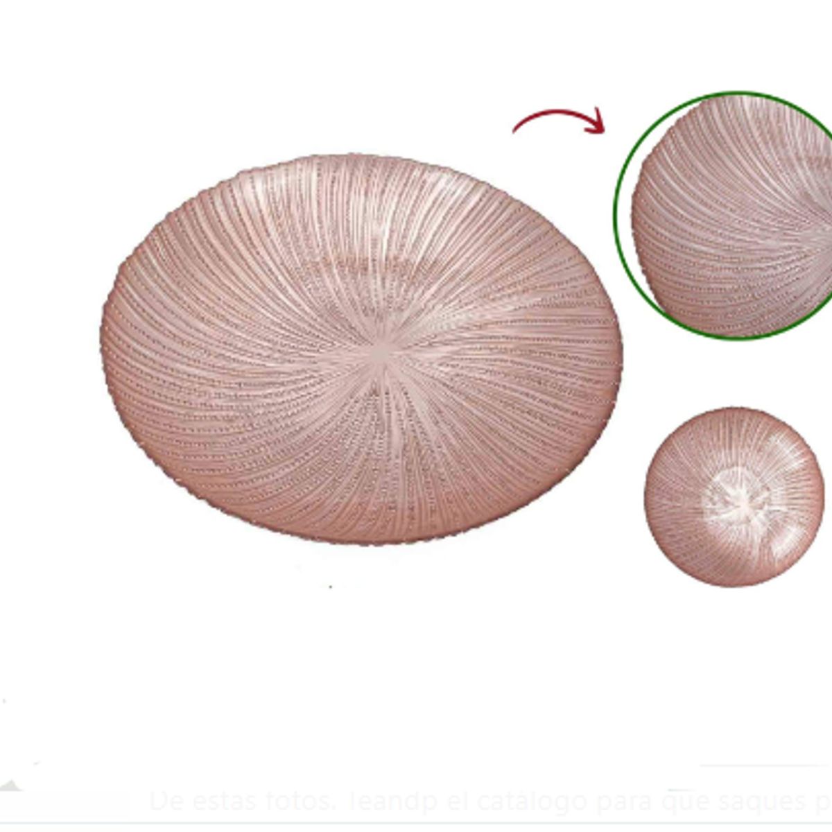 GENERICO - Plato Bandeja con diseños Navideños