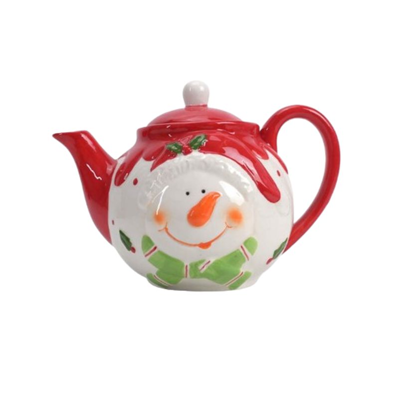 GENERICO - Tetera Navideña de Muñeco Nieve