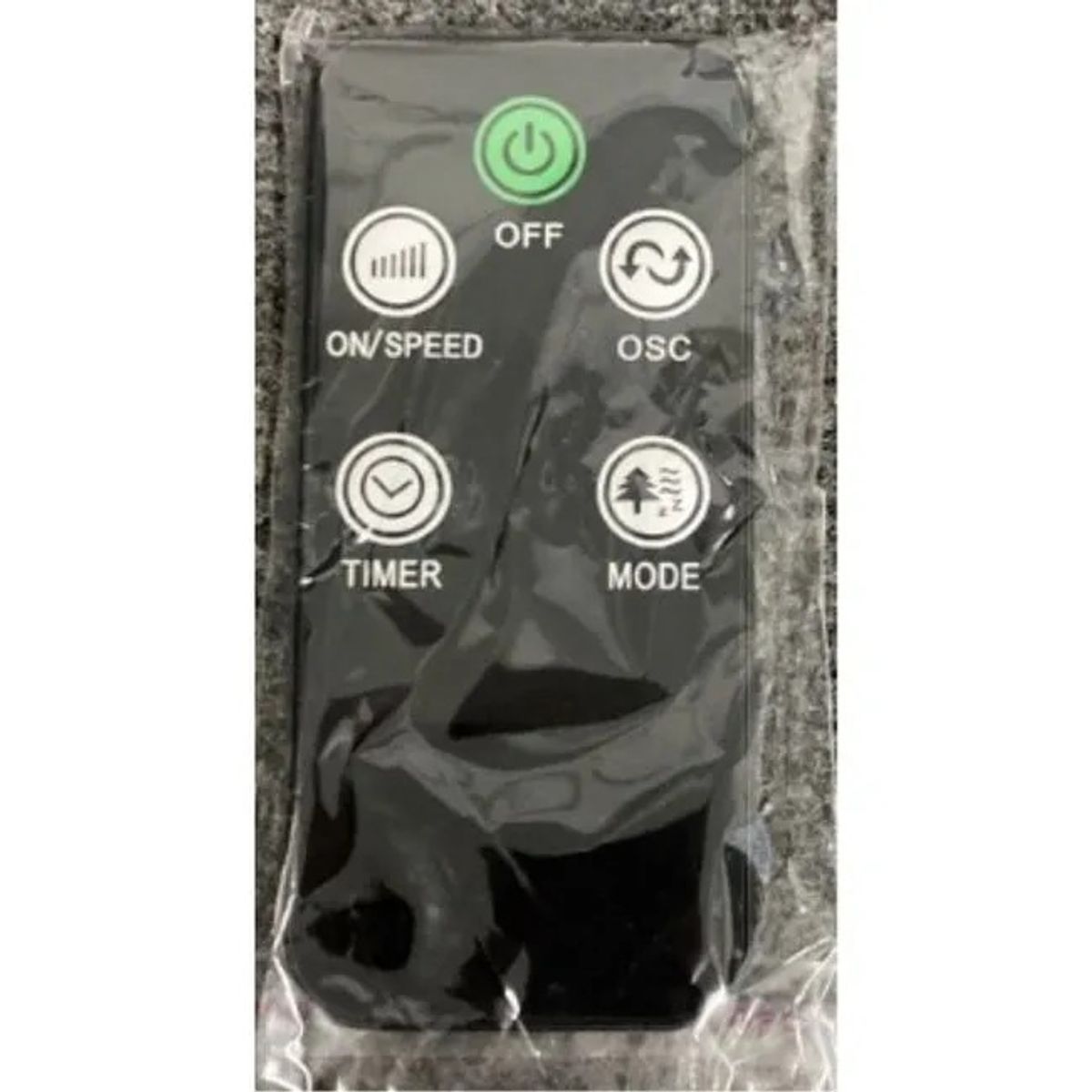 TREVELY - Ventilador de Pared TREVELY VT-186 con Control Remoto 80 Watts Negro