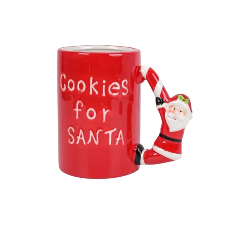 GENERICO - Taza Navideña con diseño Papa Noel