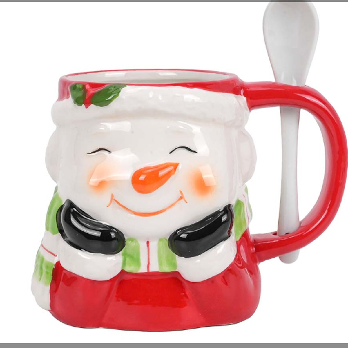 GENERICO - Taza Navideña con diseño Muñeco de Nieve
