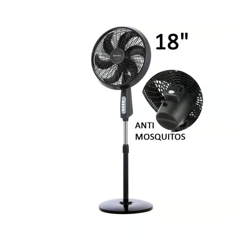 IMACO - Ventilador FSM7518MK  Potente Silencioso y Eficiente para Espacios