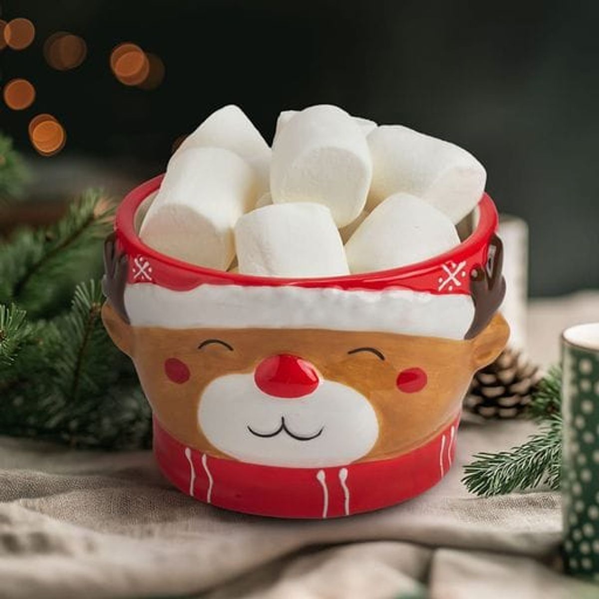 GENERICO - Taza Navideña con diseño Reno