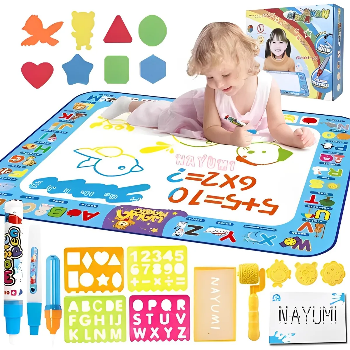 GENERICO - Tapete Mágico para Dibujar  Pizarra Interactiva para Niños