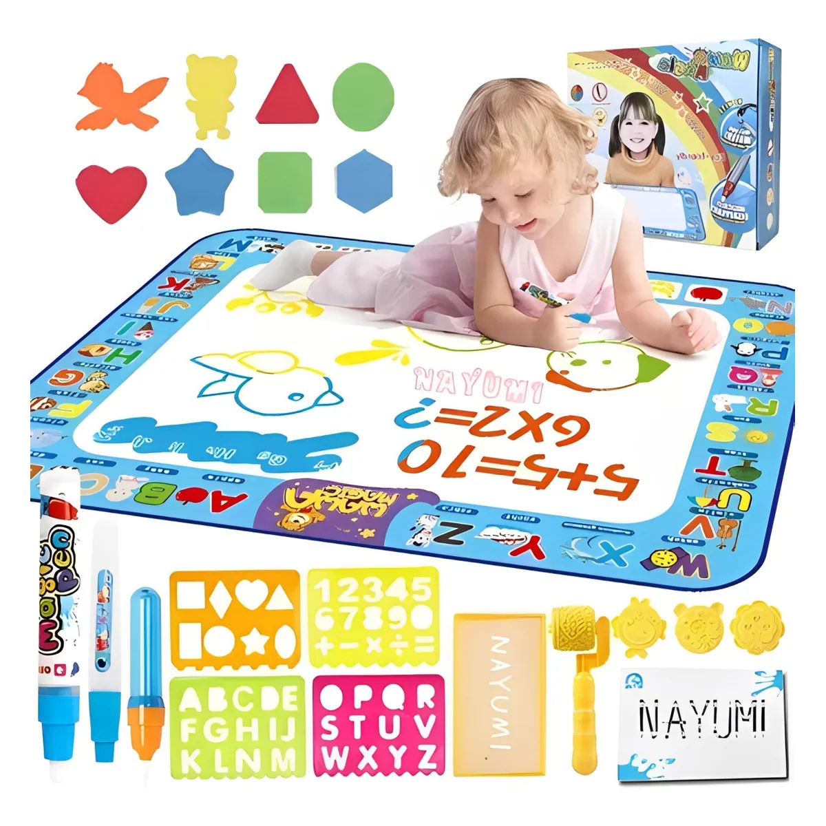 GENERICO - Tapete Mágico para Dibujar  Pizarra Interactiva para Niños