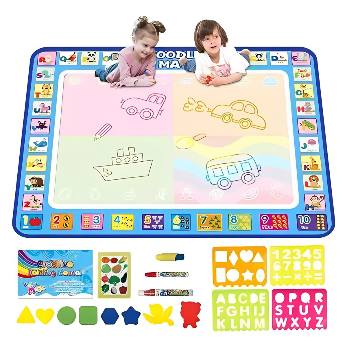 GENERICO - Tapete Mágico para Dibujar  Pizarra Interactiva para Niños