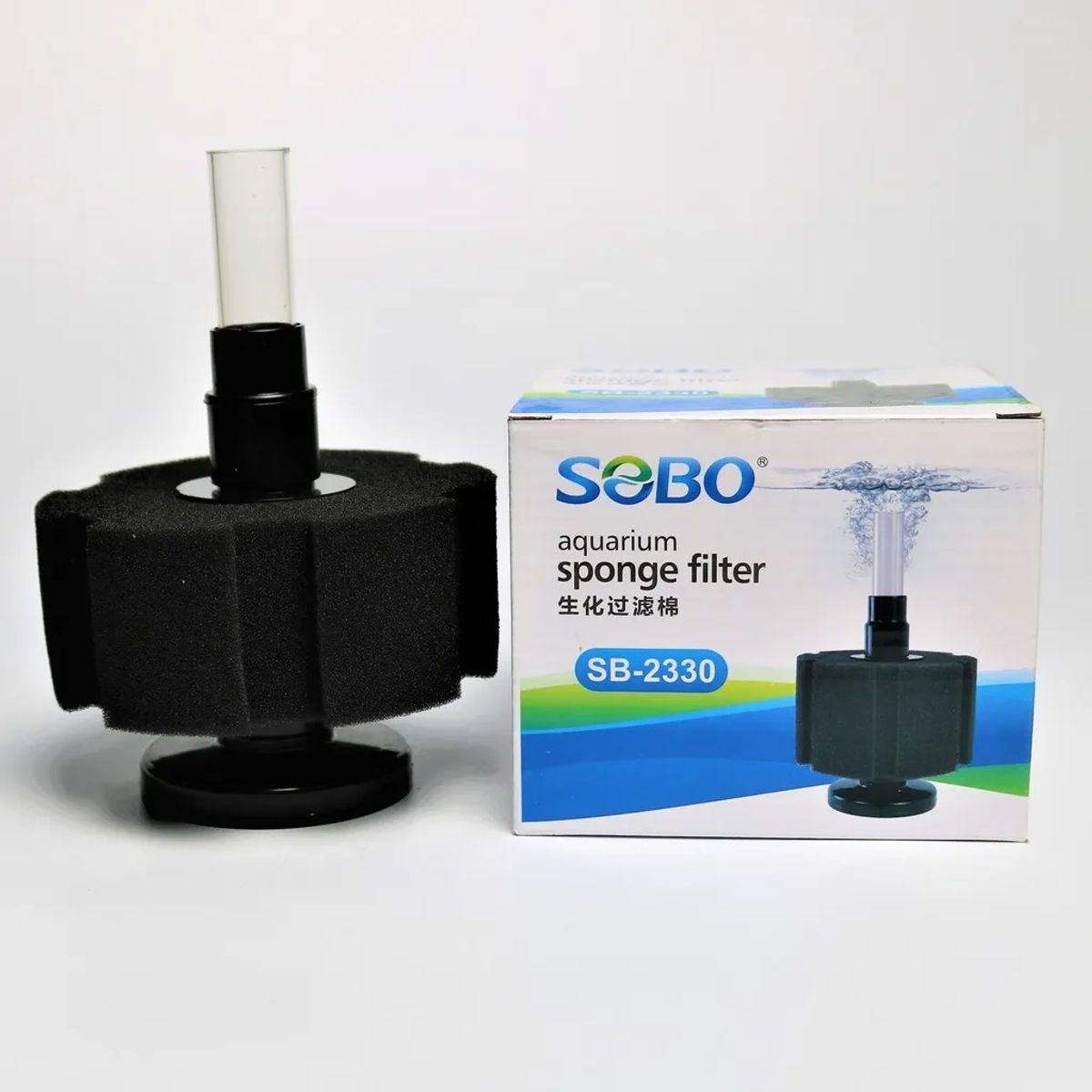 SOBO - Filtro Esponja SB-3330 para acuarios y peceras