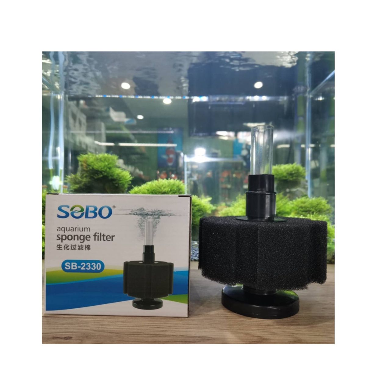 SOBO - Filtro Esponja SB-3330 para acuarios y peceras