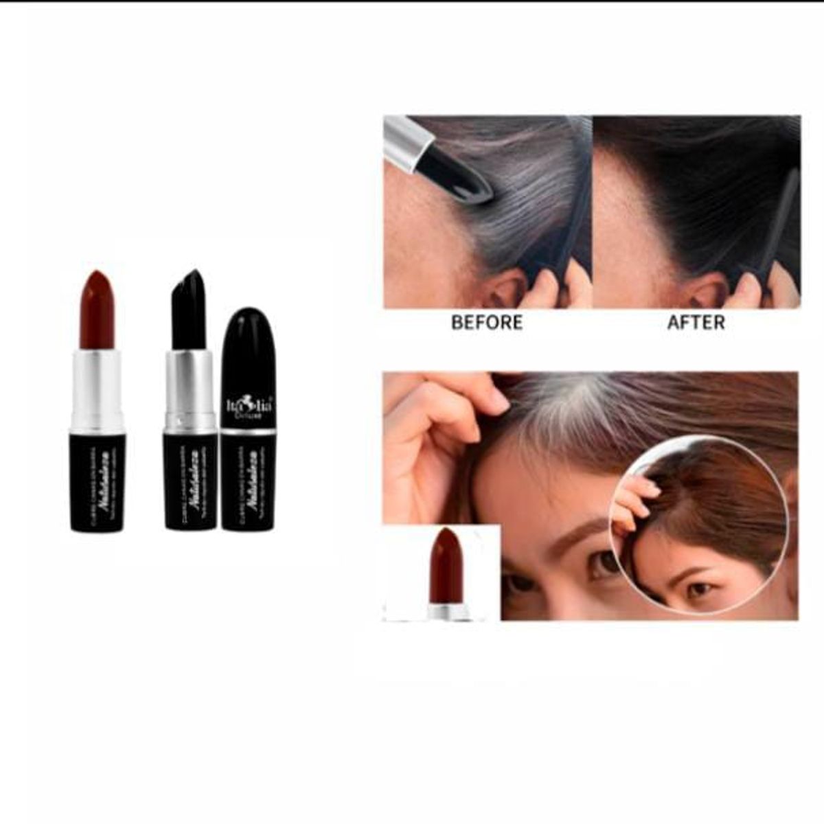 GENERICO - DUO MARRN NEGRO LAPIZ CUBRE CANAS AL INSTANTE