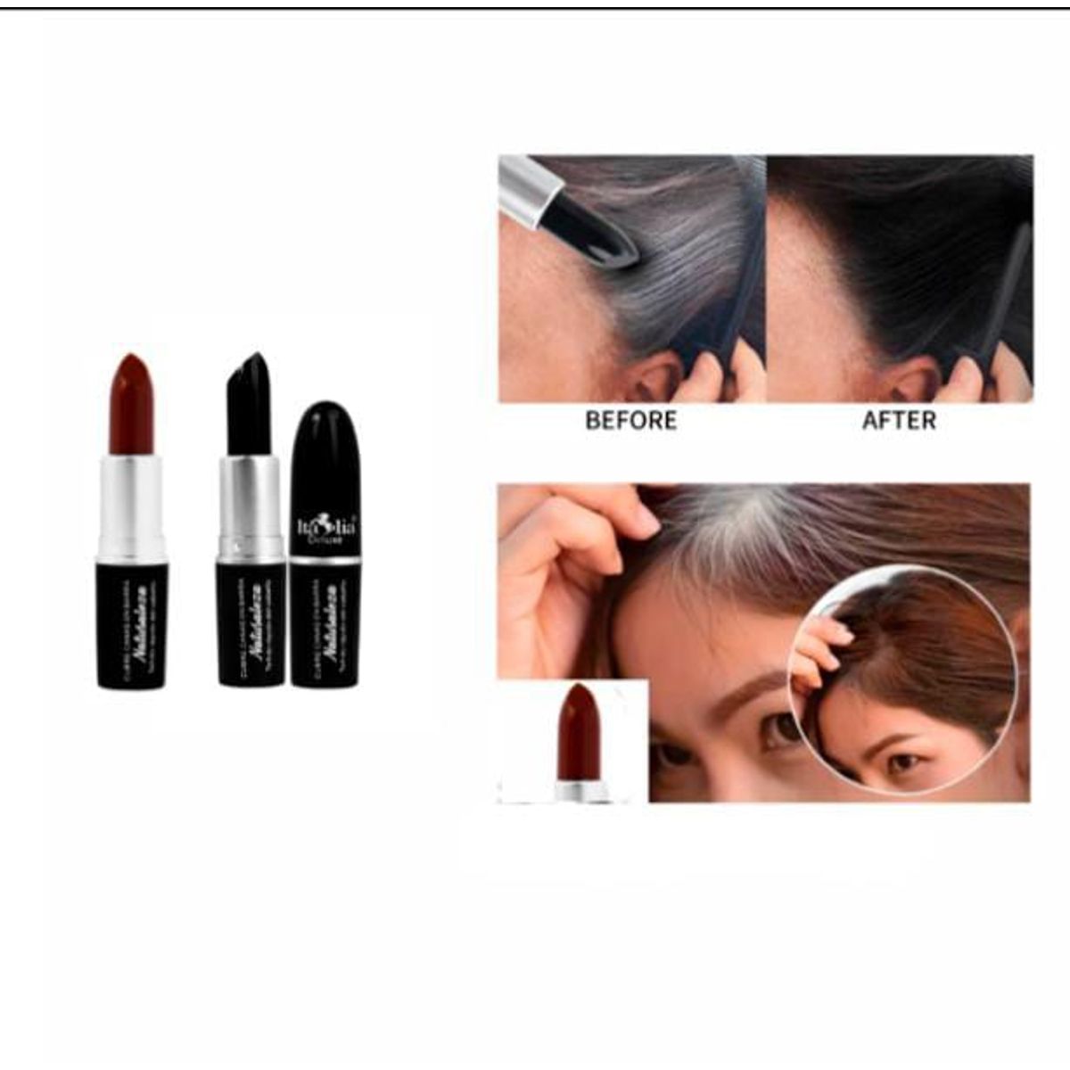 GENERICO - DUO MARRN NEGRO LAPIZ CUBRE CANAS AL INSTANTE