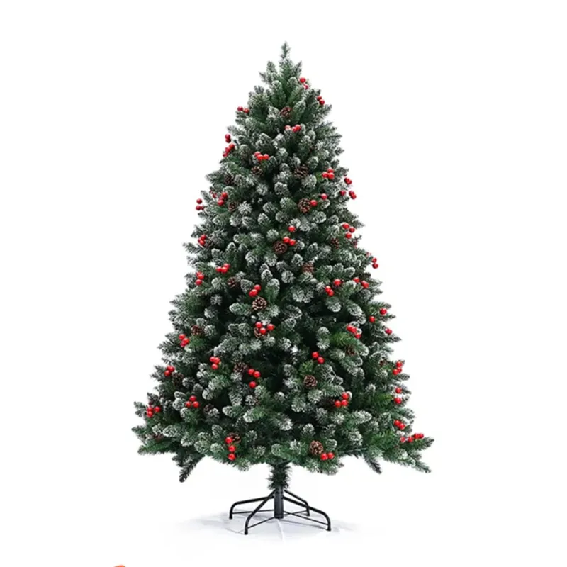 GENERICO - Árbol de Navidad Frondoso Pino Nieve 1.80 M