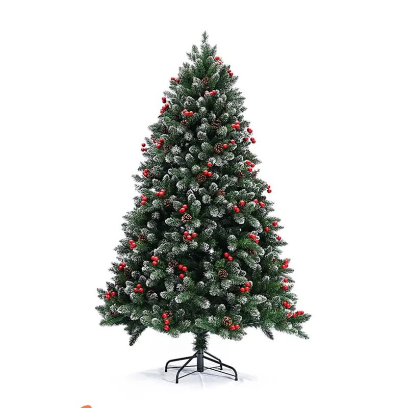 GENERICO - Árbol de Navidad Frondoso Pino Nieve 2.10 M