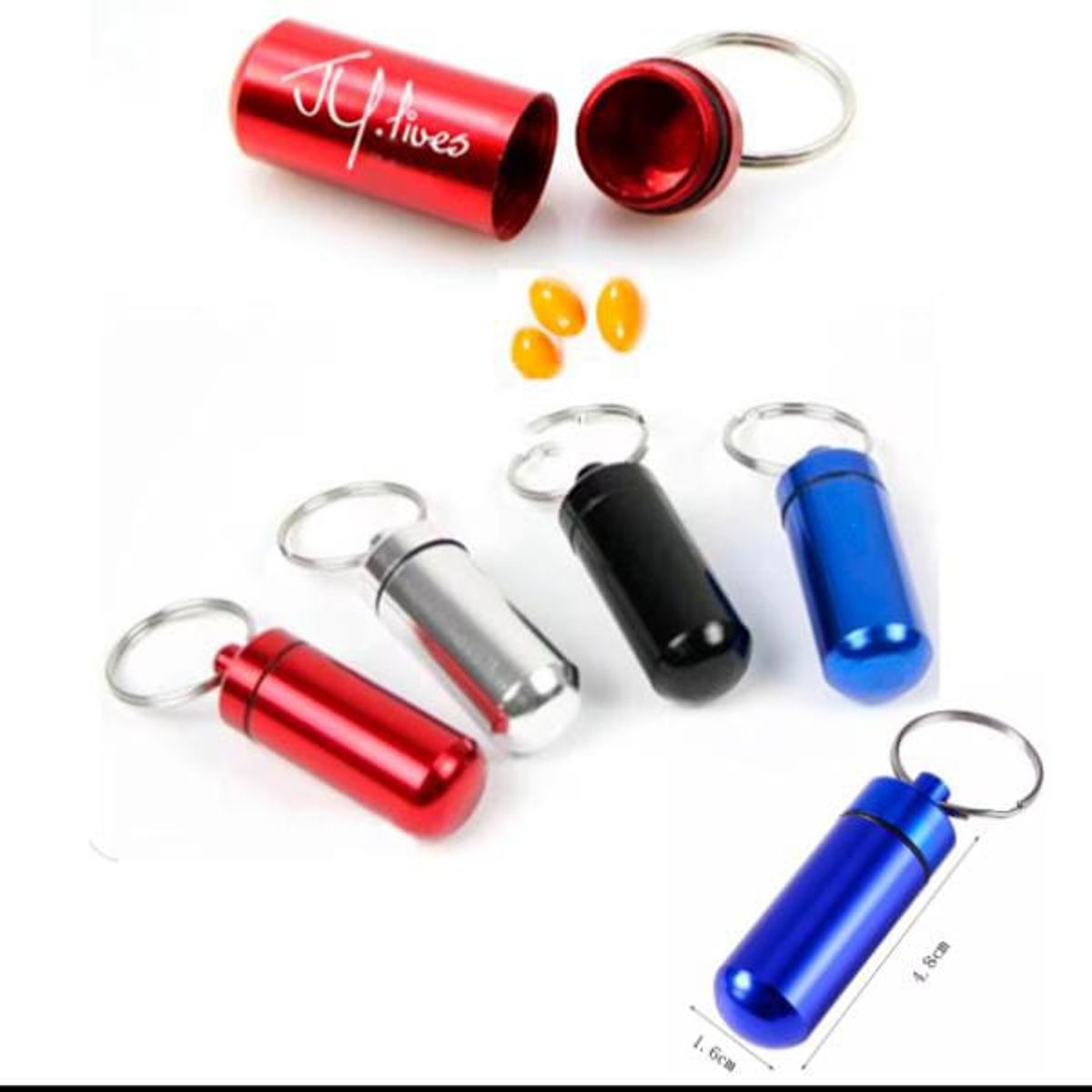 GENERICO - Mini pastillero de llavero